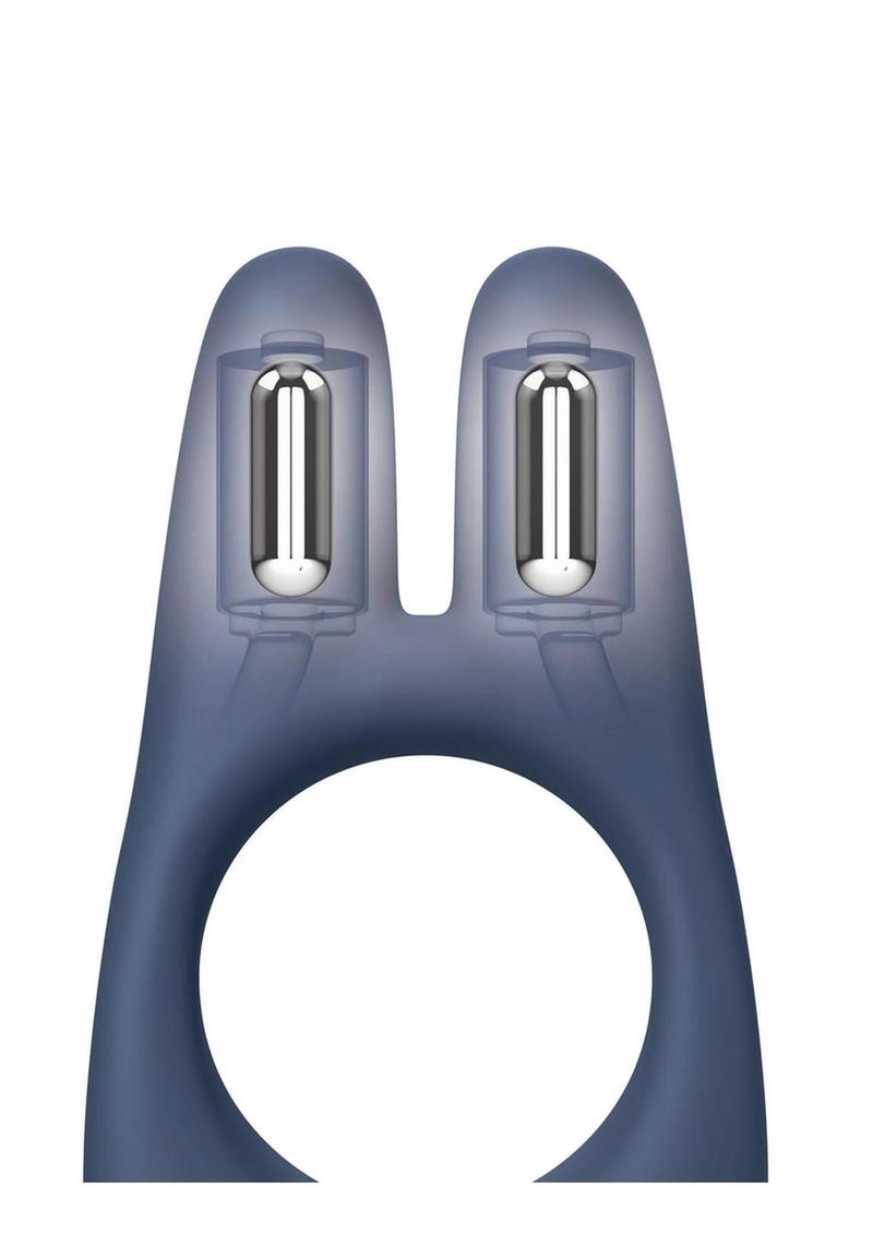 Deimos Rechargeable Silicone Dual Vibe Cock Ring - Its Cassidy Bybee