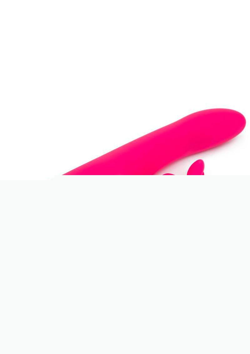 Happy Rabbit Slimline Curve Silicone Rabbit Vibrator - Pink