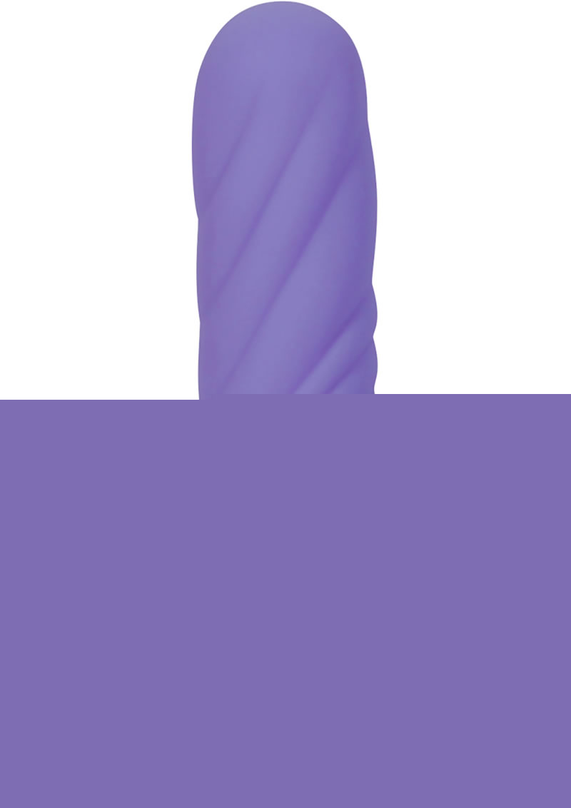 Luxe Nimbus Silicone Mini Vibrator - Periwinkle/Purple