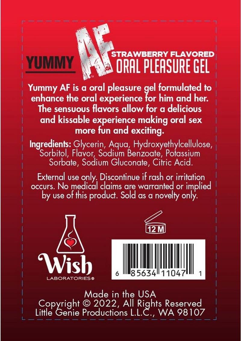 Oral Flavored Gel - Strawberry - Its Cassidy Bybee