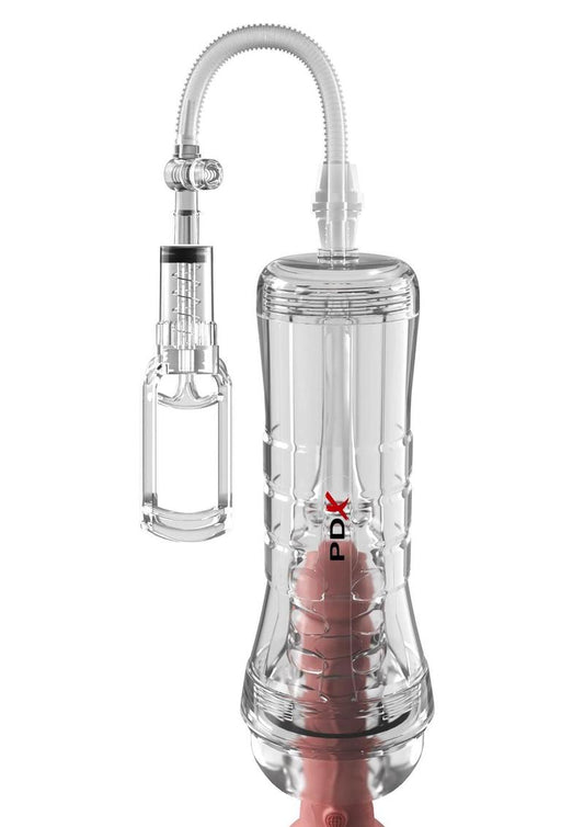 Pdx Elite Viewtube Vac XXL Pump See-Thru EZ-Grip Pump Stroker
