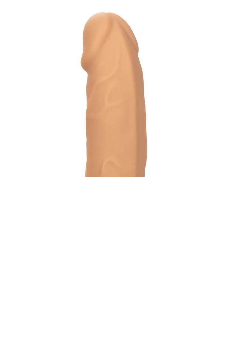 Silicone Studs Realistic Dildo - Vanilla - 6in