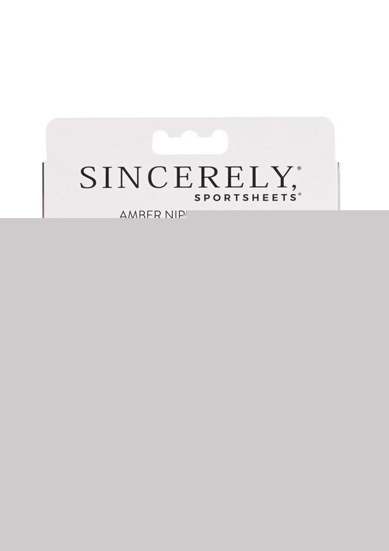 Sincerely Amber Nipple Jewelry