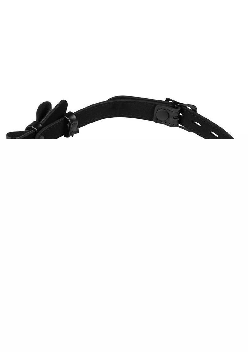Sincerely Bow Tie Ball Gag - Black