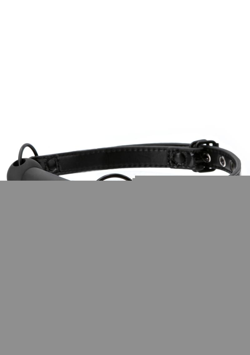 Sinful Silicone Bar Gag - Black