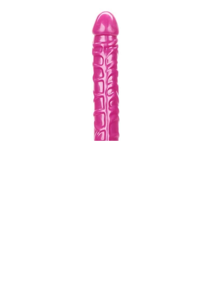 Size Queen Dildo - Pink - 17in