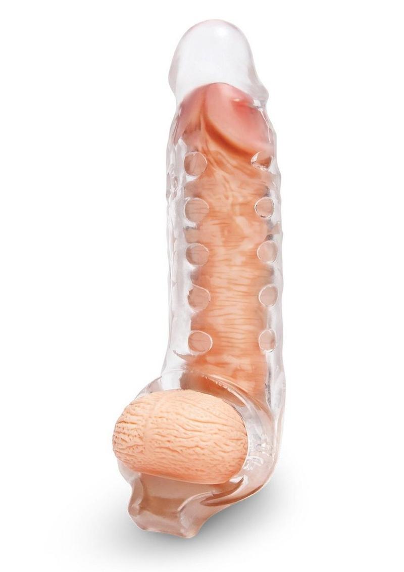 Size Up Studded Clear View Penis Extender with Ball Loop - Its Cassidy Bybee