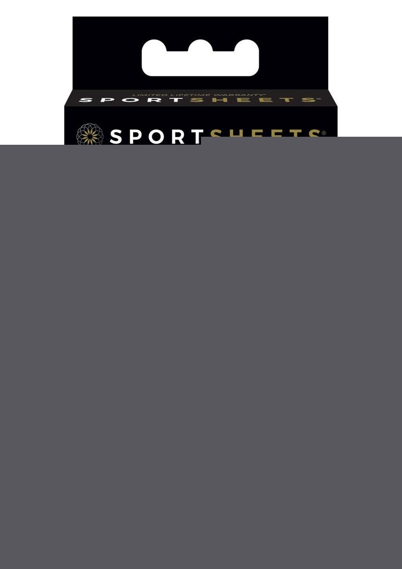Sportsheets Rubber O Ring Cock Ring - Black - 4 Pack