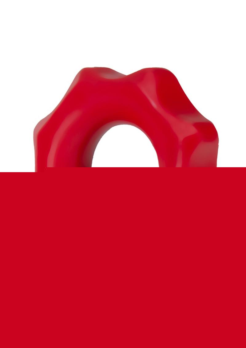 Stay Hard Nutz Cock Ring - Red