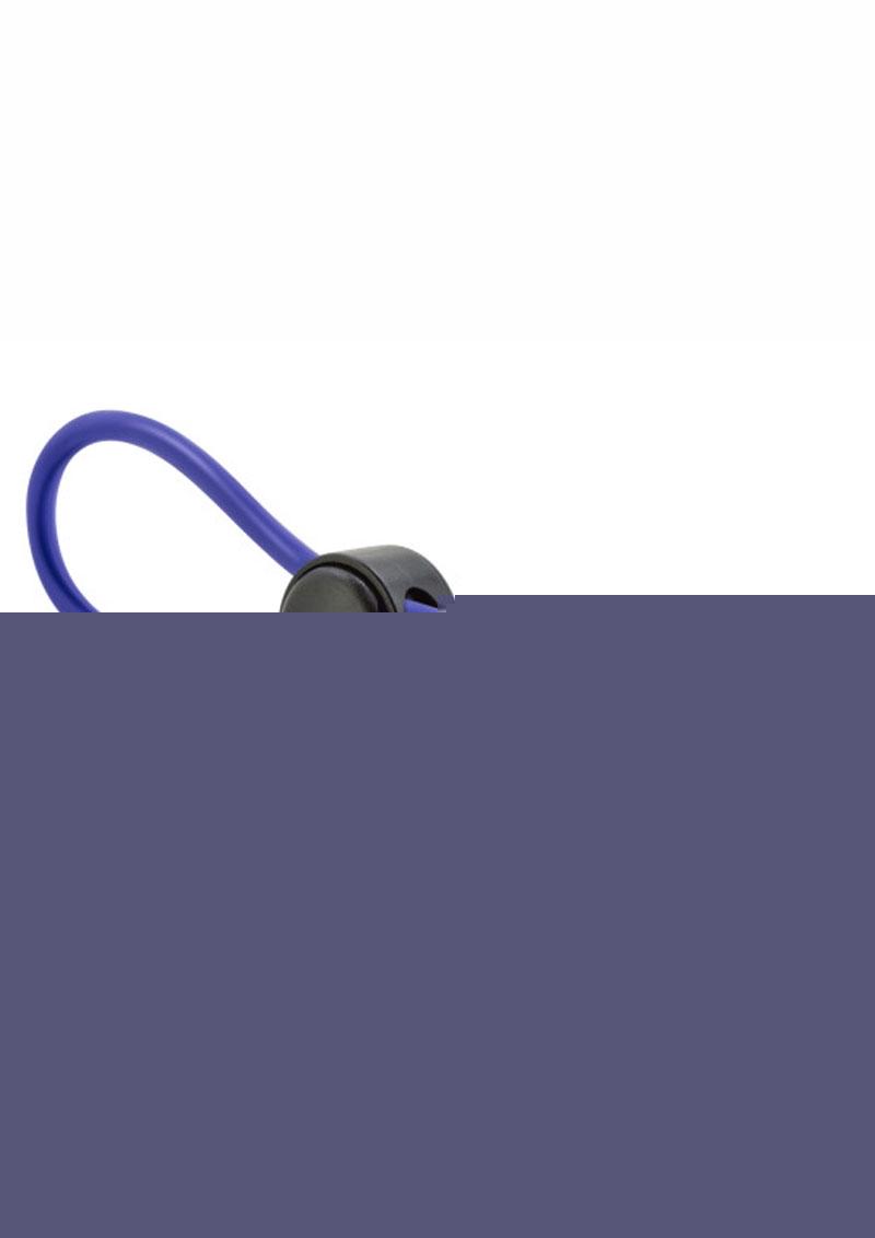 Stay Hard Silicone Loop Cock Ring - Blue