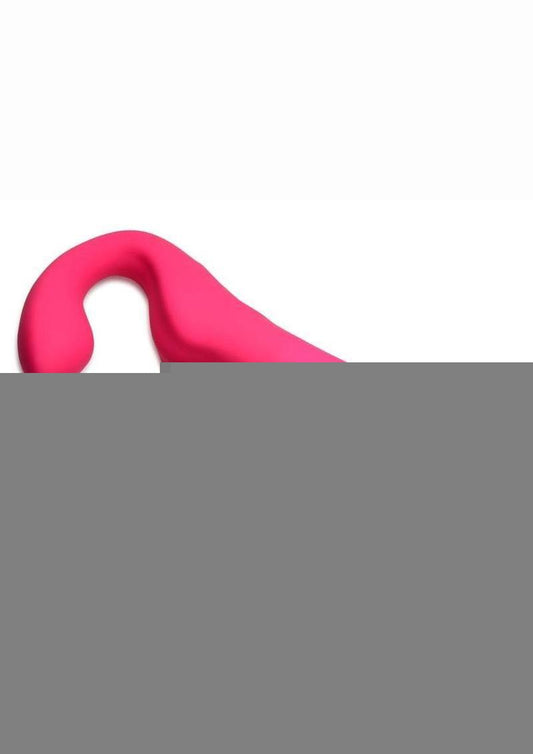 Strap U Mighty-Thrust Thrusting and Vibrating Strapless Strap-On with Remote Control - Pink