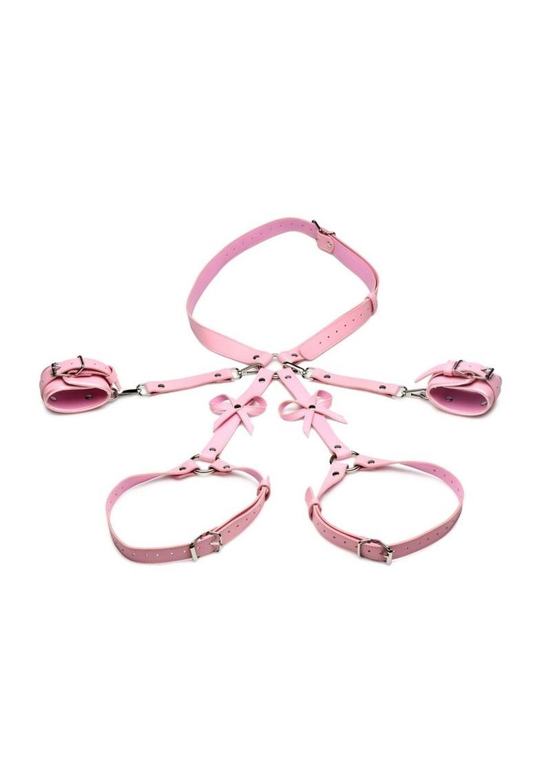 Strict Bondage Harness with Bows - Its Cassidy Bybee