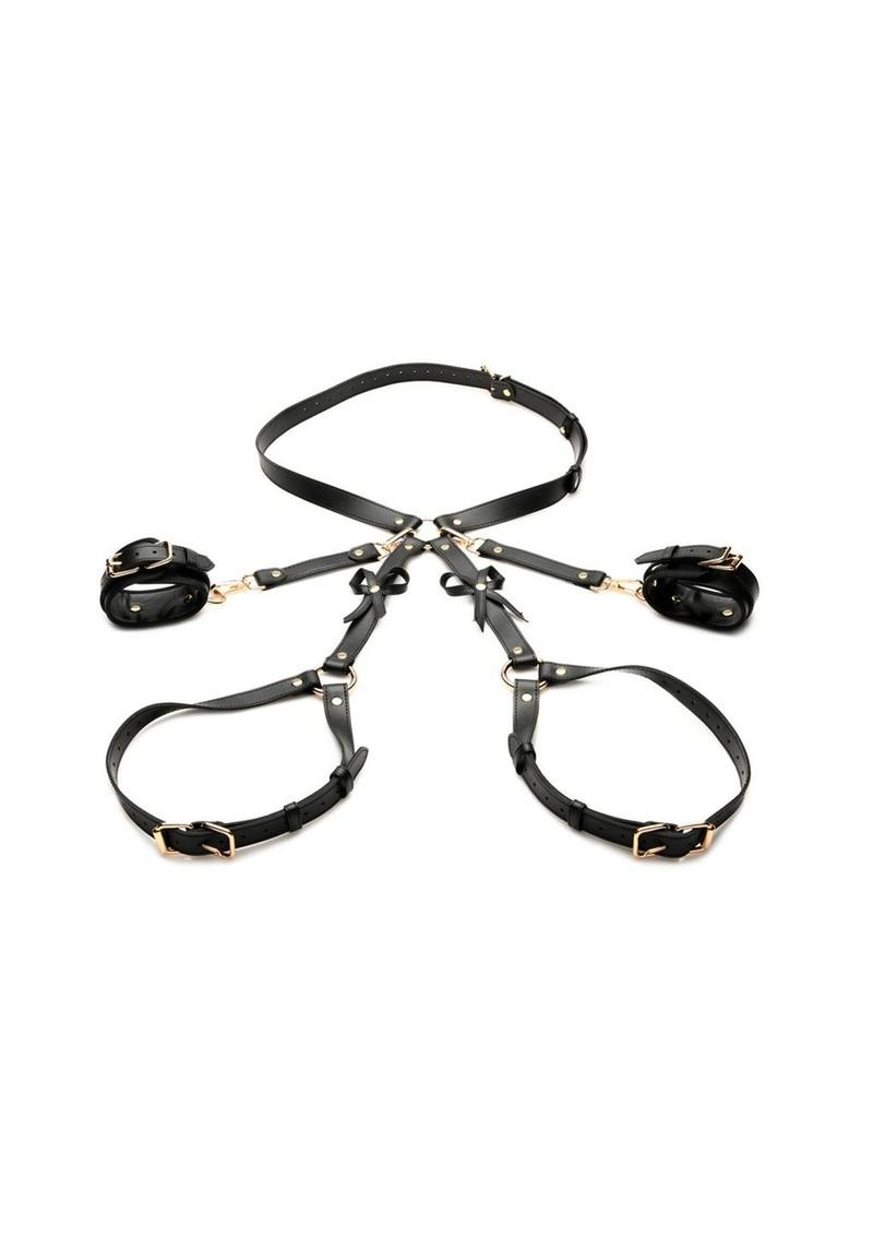 Strict Bondage Harness with Bows - Its Cassidy Bybee