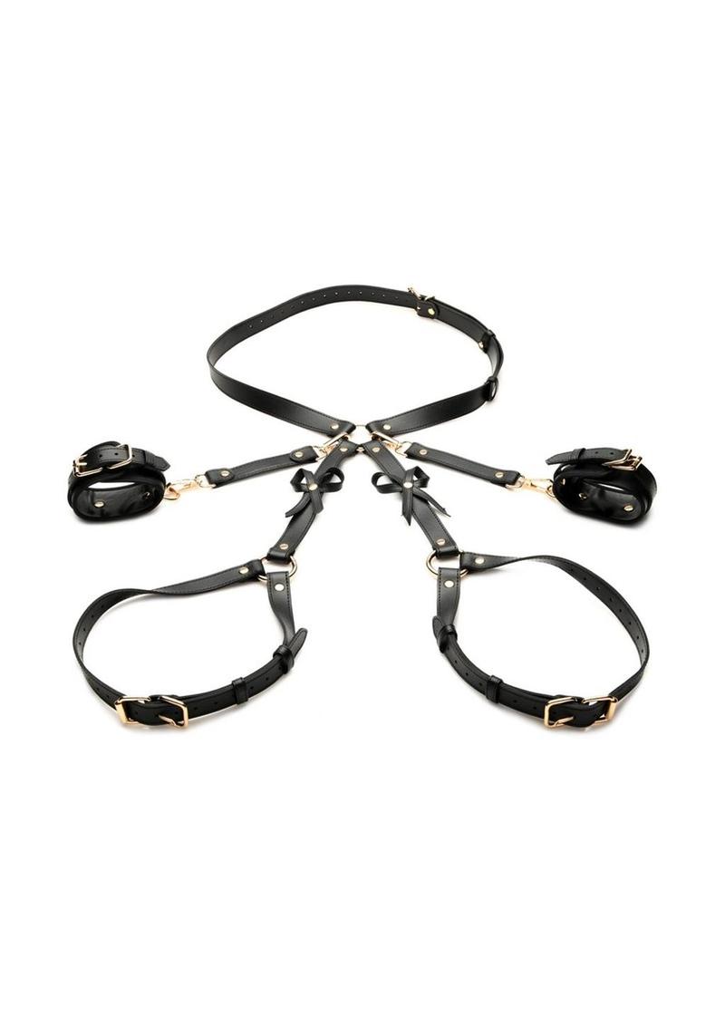 Strict Bondage Harness with Bows - Its Cassidy Bybee