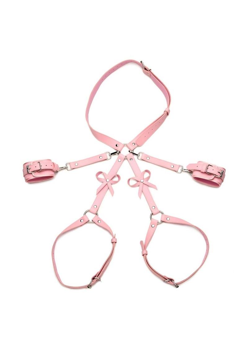 Strict Bondage Harness with Bows - Its Cassidy Bybee