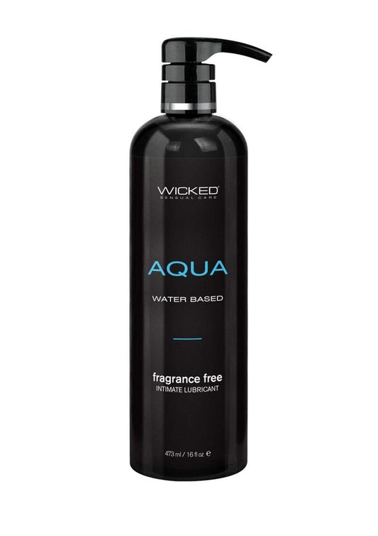 Wicked Aqua Water Based Lubricant Fragrance Free - Its Cassidy Bybee