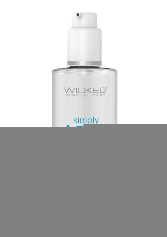 Wicked Simply Aqua Water Based Lubricant with Olive Leaf Extract - 2.3oz