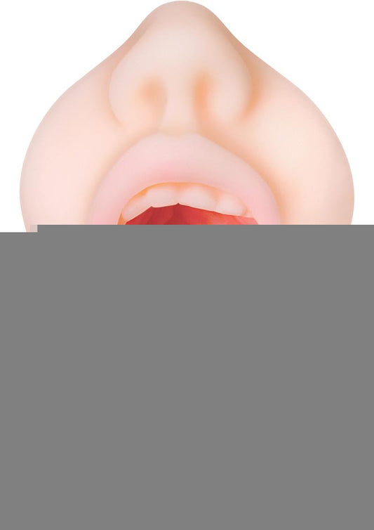 Zero Tolerance Real Mouth Stroker Masturbator with DVD - Vanilla