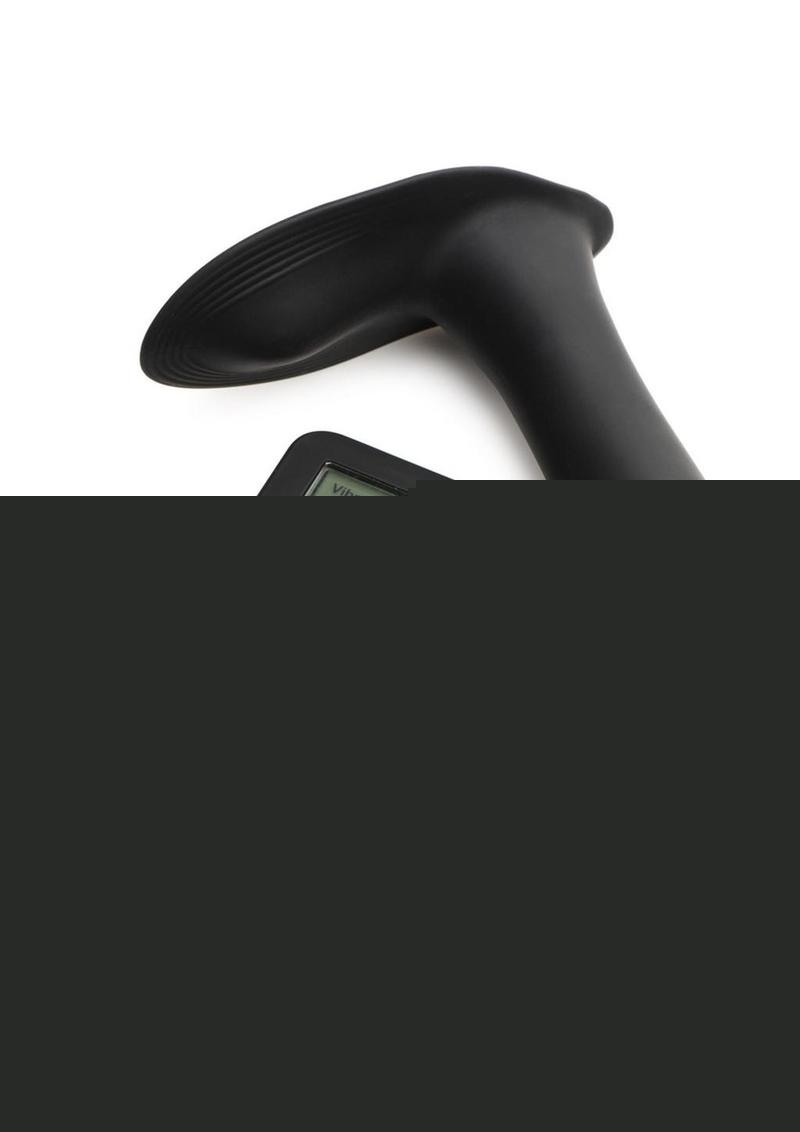 Zeus Zs E-Stim Pro Rechargeable Silicone Panty Vibe with Remote Control - Black