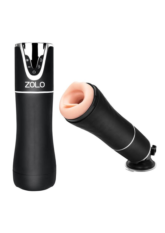 ZOLO Rechargeable Automatic Blowjob Vibrating Masturbator - Its Cassidy Bybee