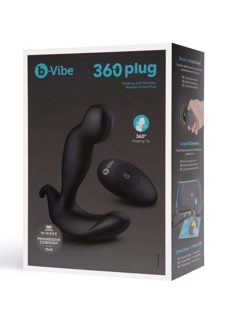 360 Plug Rechargeable Silicone Rotating and Vibrating With Remote Anal Plug - Its Cassidy Bybee
