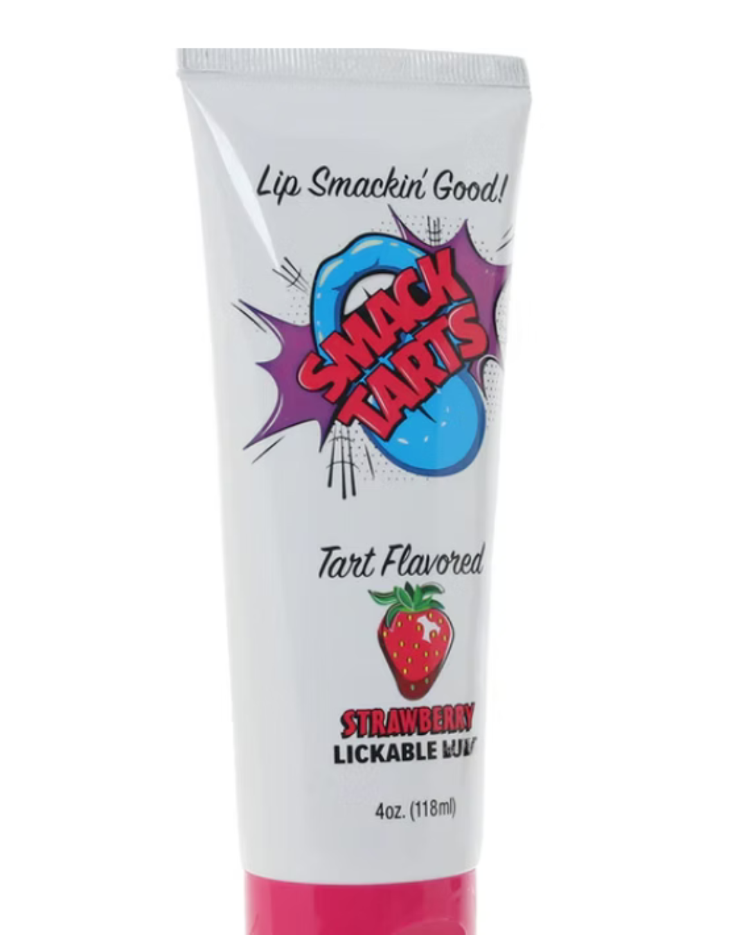 Smack Tarts Lickable Oral Gel Lubricant 4oz - Sour Strawberry