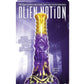 Alien Nation Obelisk Silicone Dildo - Gold/Purple
