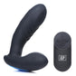 Alpha-Pro 7x P-Thump Rechargeable Vibrating Tapping Silicone Prostate Stimulator - Black