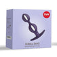 B Balls Silicone Anal Stimulator - Dark - Purple/Violet/White