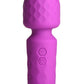 Bang! 10x Mini Silicone Rechargeable Wand - Purple