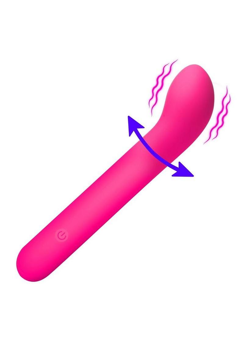 Bang! G-Spot Flexible Rechargeable Silicone Vibrator - Pink