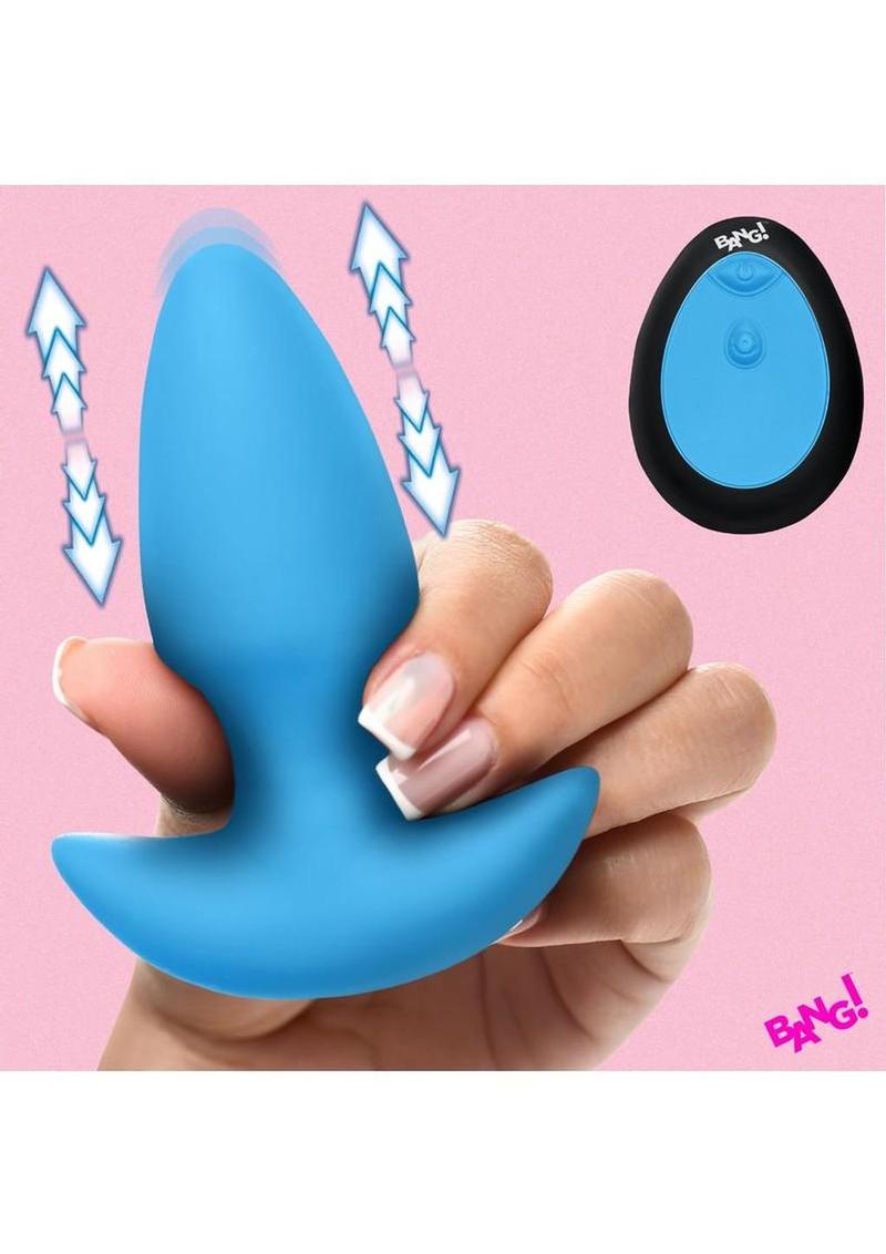 Bang! Thrusting and Vibrating Rechargeable Silicone Butt Plug