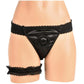 Bedroom Bliss Jolie Strap-On Panty Harness and Garter