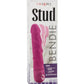 Bendie Stud Rod Vibrator - Pink