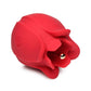 Bloomgasm Orchids Wild Rechargeable Silicone Vibrating Pinpoint Rose Tickler - Red