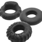 Bonemaker Cockrings Night Edition - Black - 3 Per Pack
