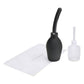Cleanscene Medical Grade Douche Set with Soft Nozzle - Black - 4 Piece