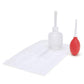 Cleanscene Mini Travel Douche Set with One Way Valve - Red/White - 4 Piece