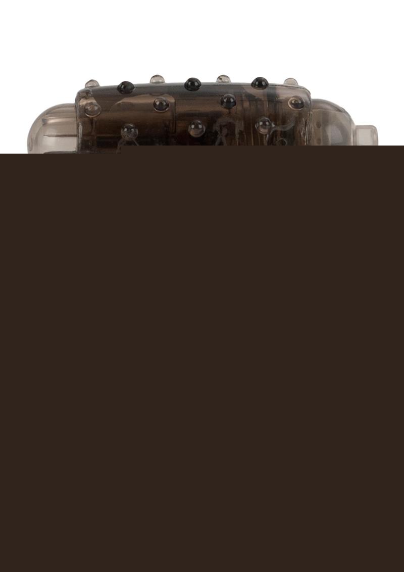 Colt Vibrating Stud Cock Ring - Black/Smoke