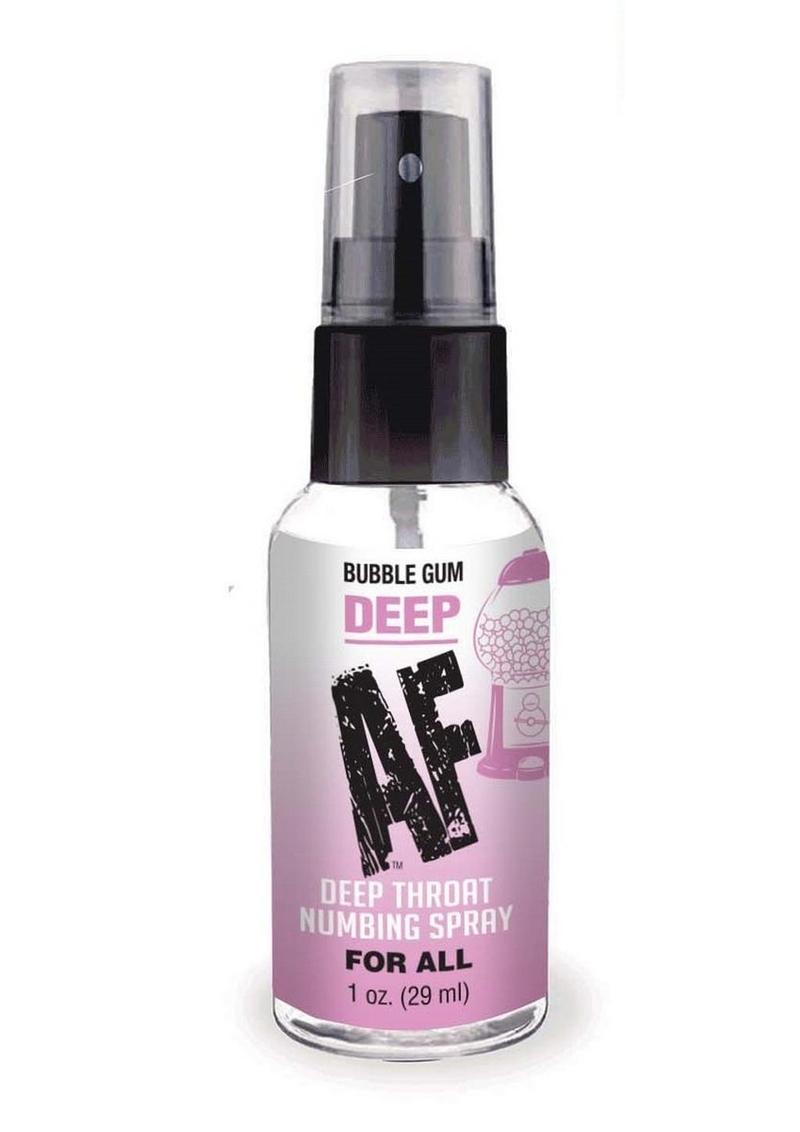 Deep AF Deep Throat Numbing Spray 1oz - Bubblegum - Its Cassidy Bybee