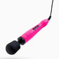 Doxy Die Cast Wand Metal Plug-In Vibrating Body Massager - Hot Pink/Metal/Pink