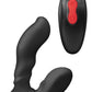 Envy Toys Sidetrack Remote Controlled Rechargeable Silicone Contoured P-Spot Vibrator - Black