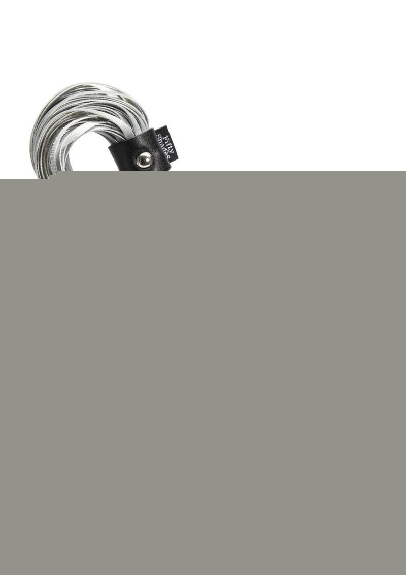 Fifty Shades Of Grey Please Sir Flogger - Black/Silver