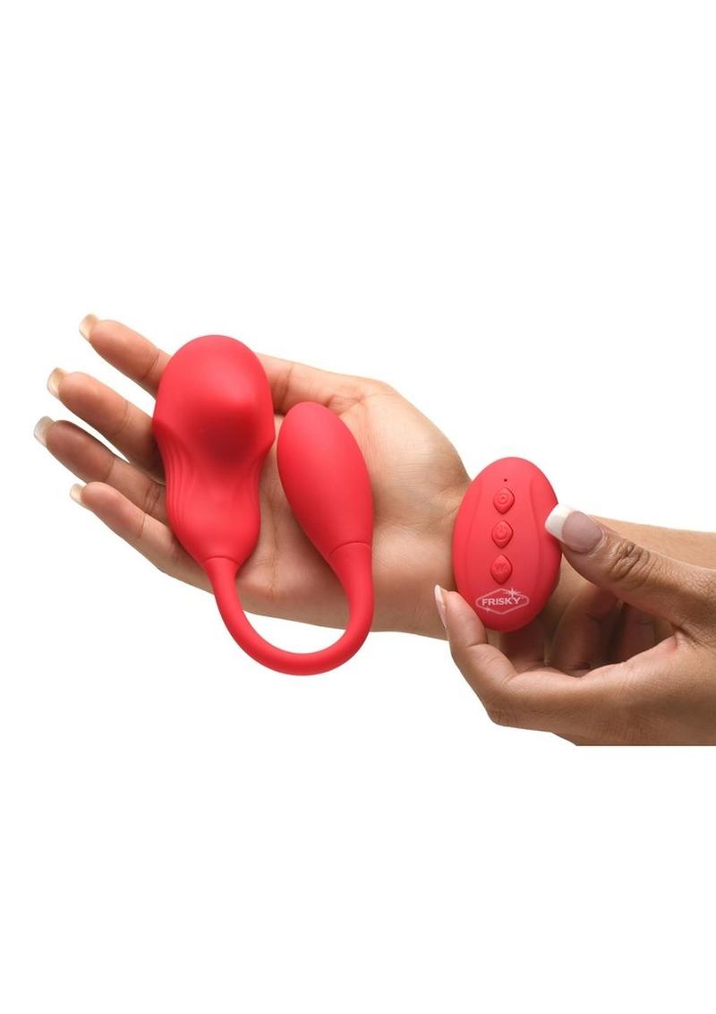 Frisky Double Love Connection Rechargeable Panty Vibe with Remote