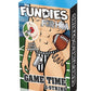 Fundies Referee G-String with Whistle - Black/White - One Size