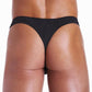 Fundies Unzip It Thong with Black Zorro Mask