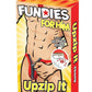 Fundies Unzip It Thong with Rose Petals - Red - One Size