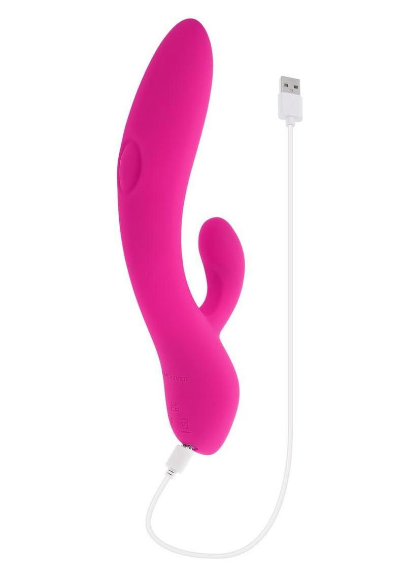 G-Tapper Double Tapping Rabbit Vibrator with Clitoral Stimulator