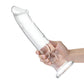 Glas Realistic Glass Dildo – 6 Inch Veined Design