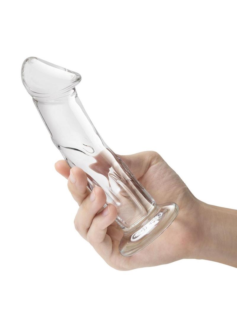 Glas Realistic Glass Dildo – 6 Inch Veined Design